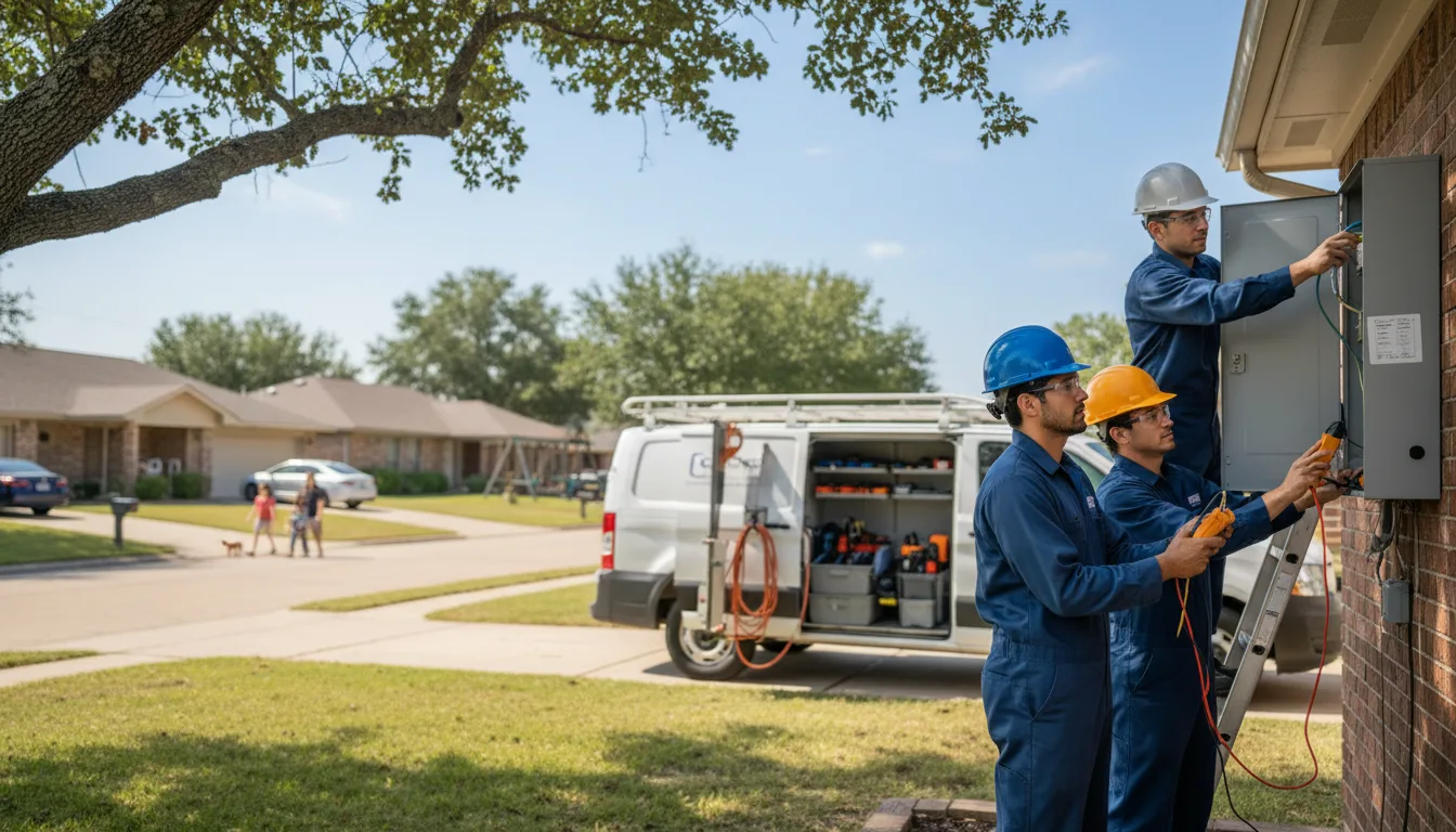 Certified electrician providing emergency electrical services in Camden, MI